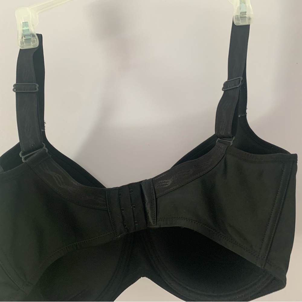 Black Full Coverage T-Shirt Bra - Picture 2 of 4